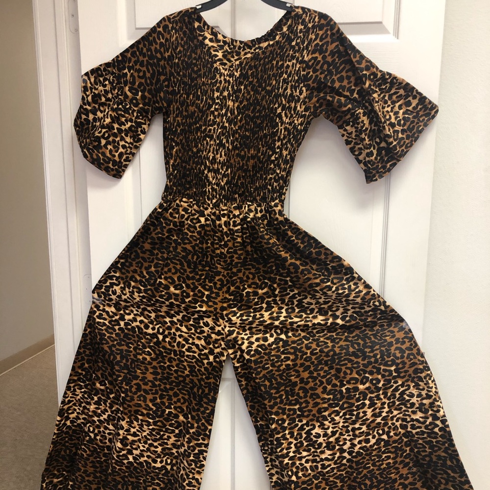 Kara Chic Leopard Print Jumpsuit